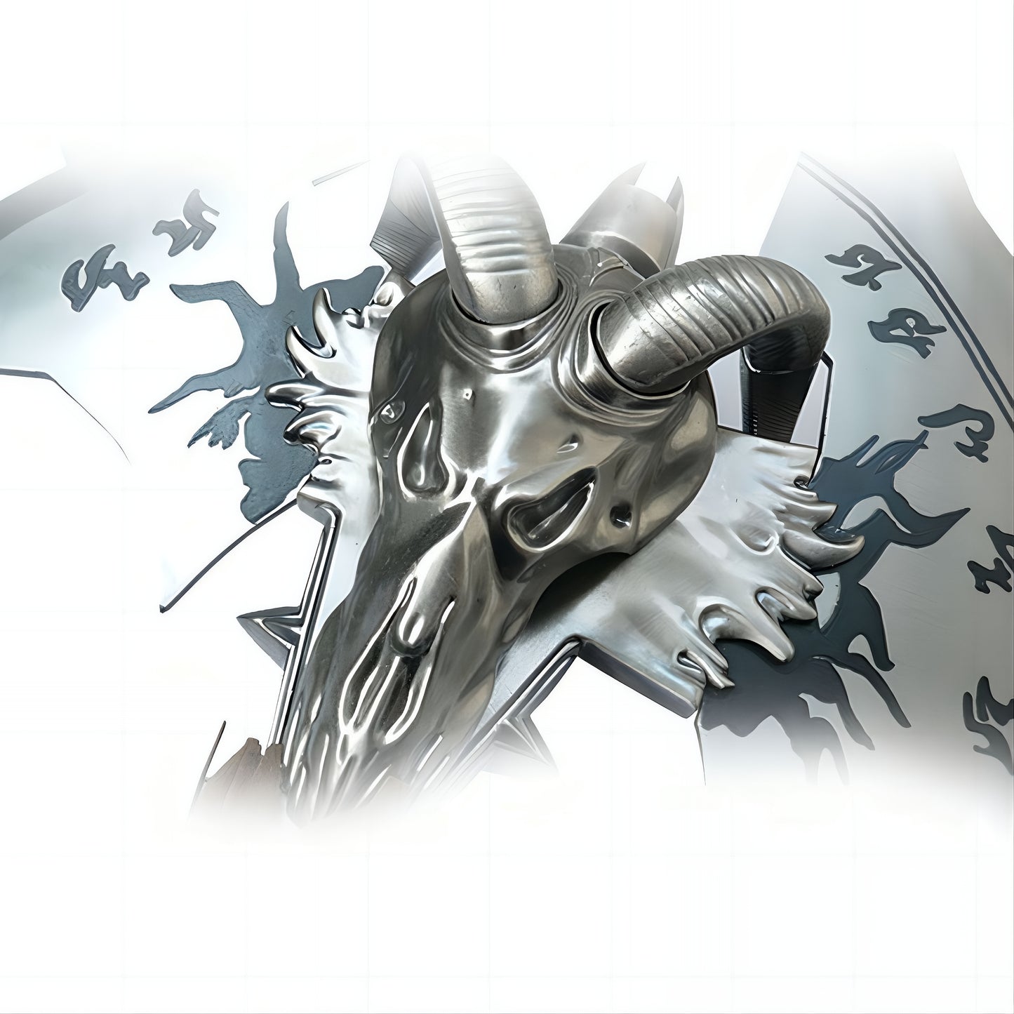 Metal Shadowmourne Axe IRL Steel Replica