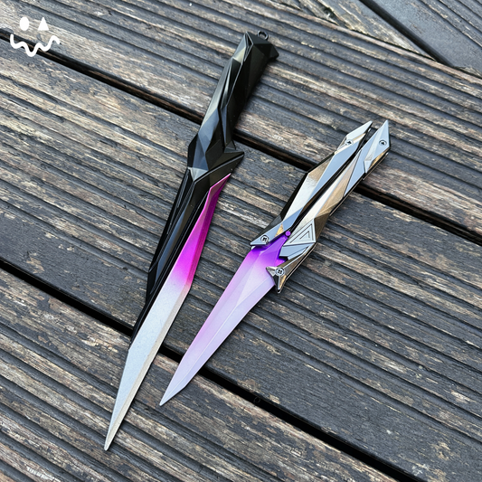 Metal Singularity Butterfly Trainer & Knife 2 In 1 Pack