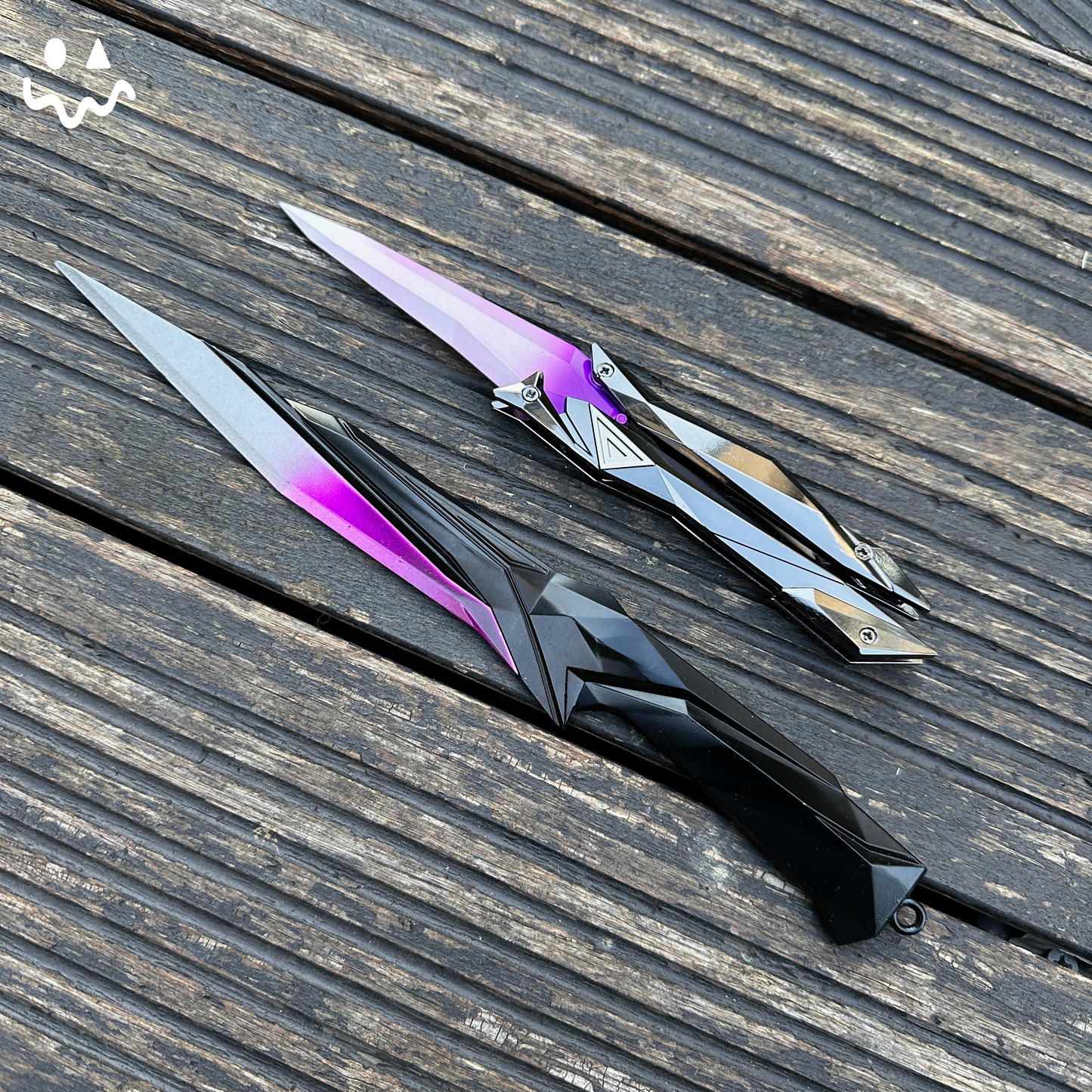 Metal Singularity Butterfly Trainer & Knife 2 In 1 Pack