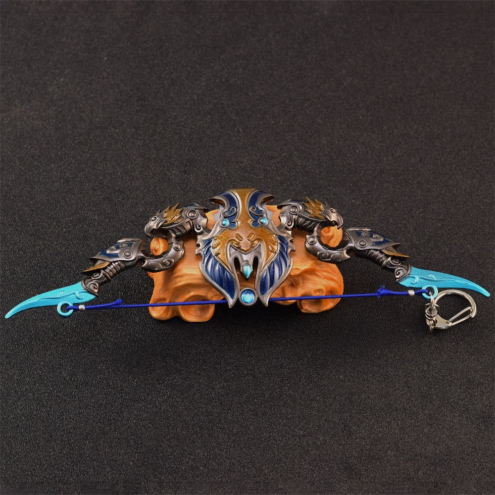 Metal The Stars' Fury Bow Arrow Miniature