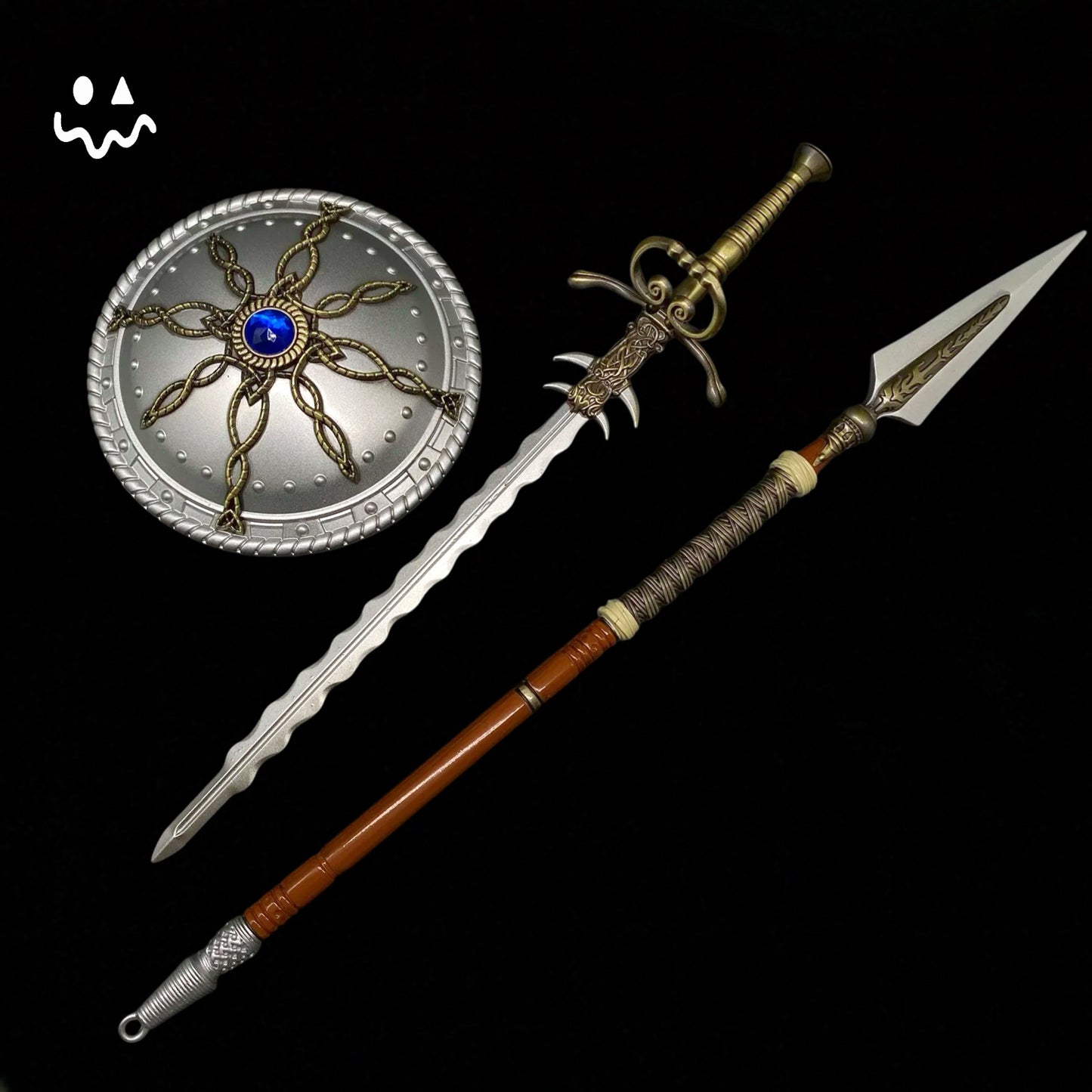 Middle Age  Stormchaser Scutum Colossus Sword The Spear of Resurrection 3 in 1 Pack
