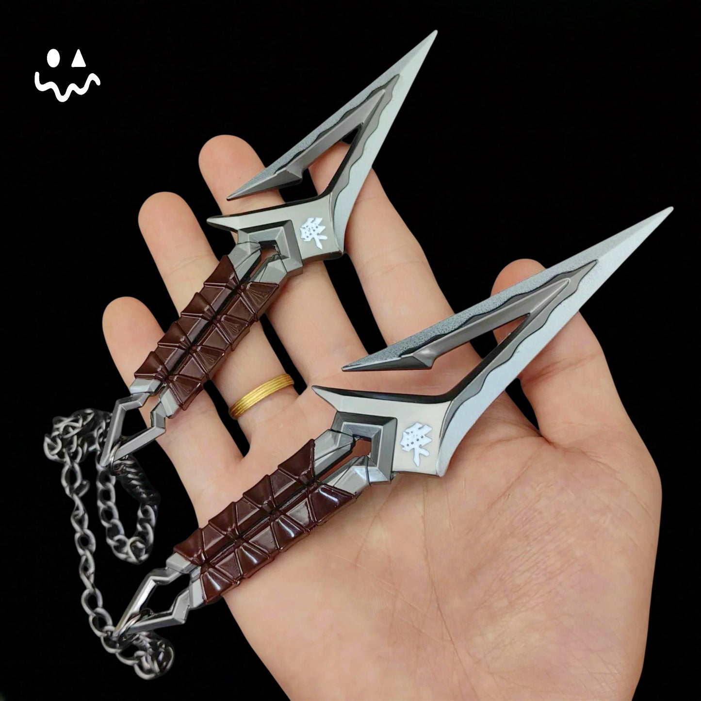 Mystbloom Kunai Kuronami no Yaiba Blades Of Primordia Mini Metal Replica
