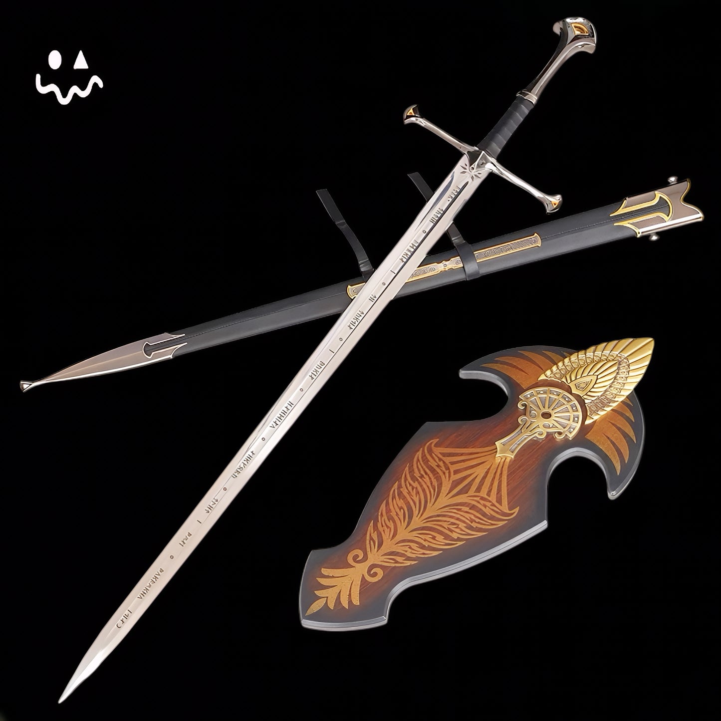 Narsil Holy Sword 1:1 Metal Blund Blade Model Replica 128CM/50.3"