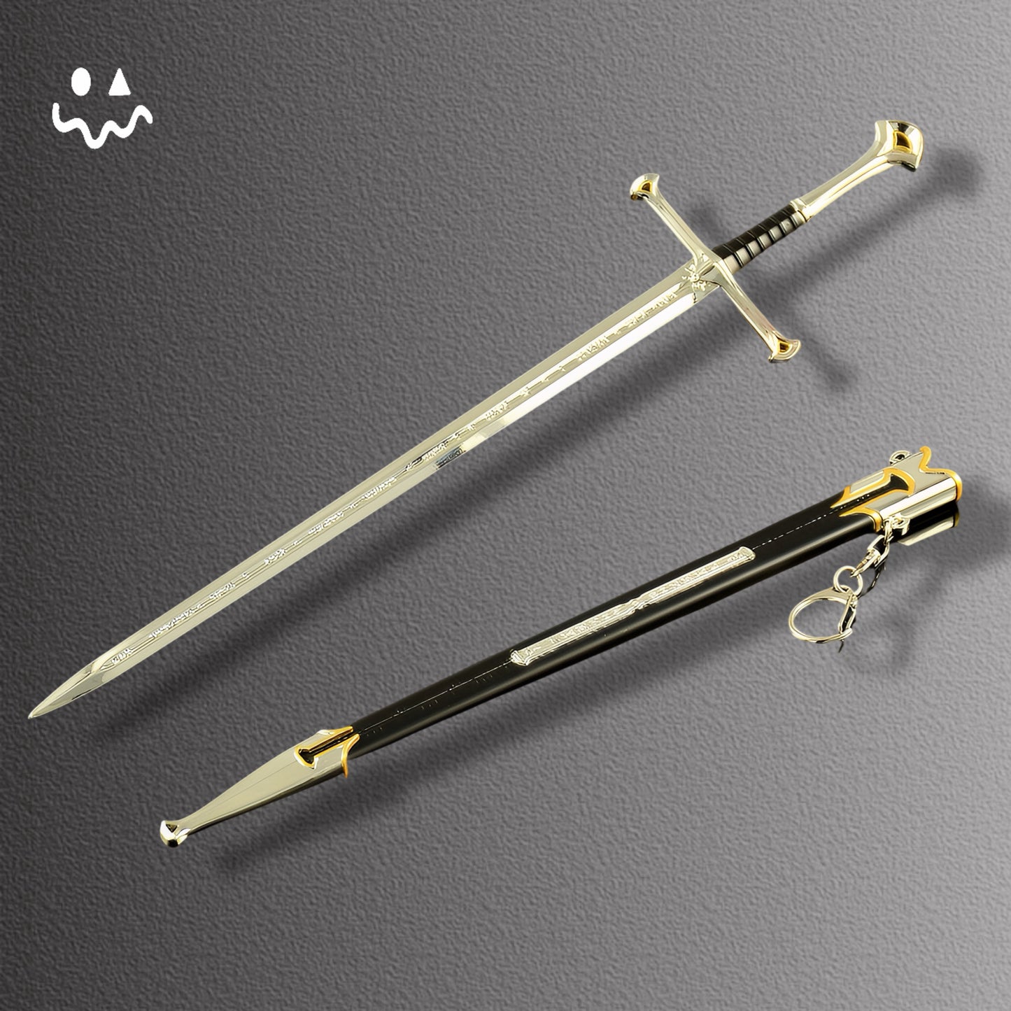 Narsil Holy Sword 11.8" Metal Replica