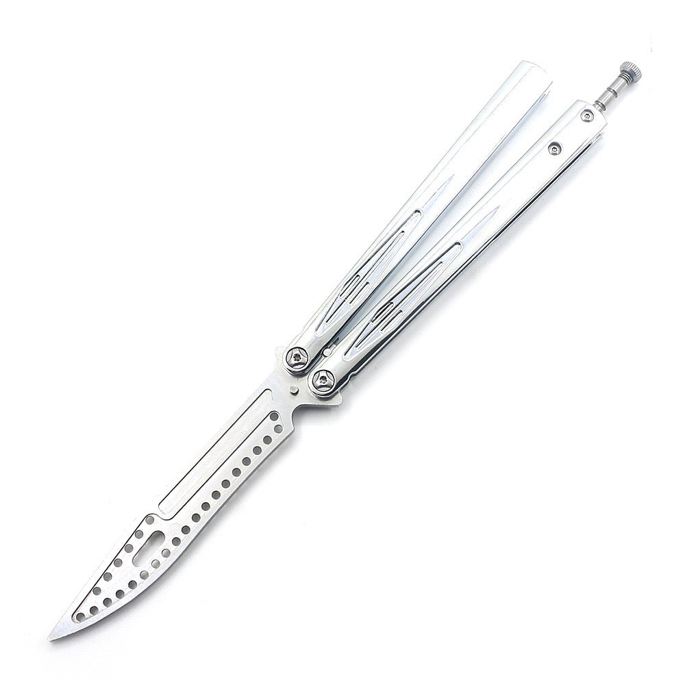 ORCA Practice Butterfly Knife Integrated Alloy Handle High Quality CNC Blade Training Swing Knife