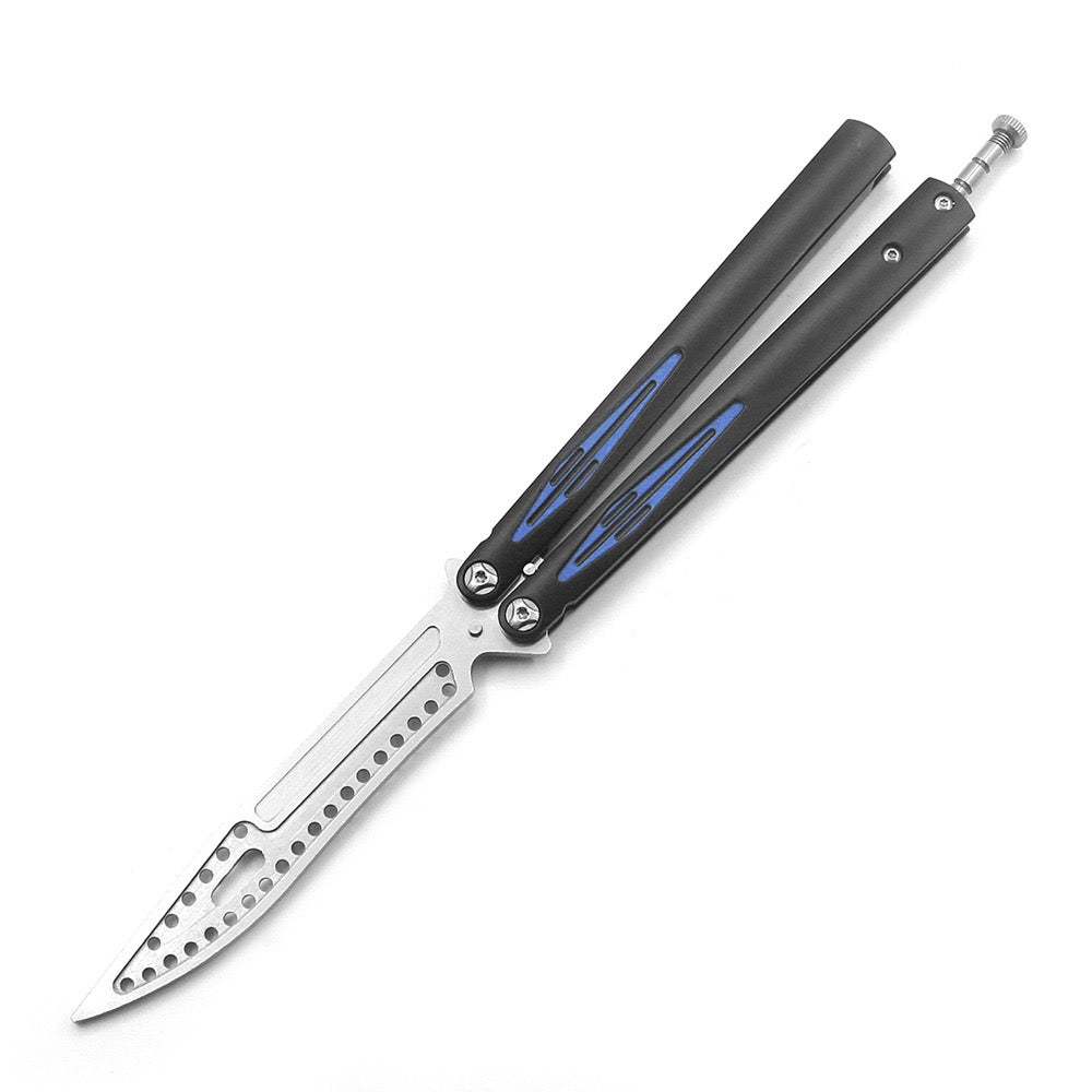 ORCA Practice Butterfly Knife Integrated Alloy Handle High Quality CNC Blade Training Swing Knife