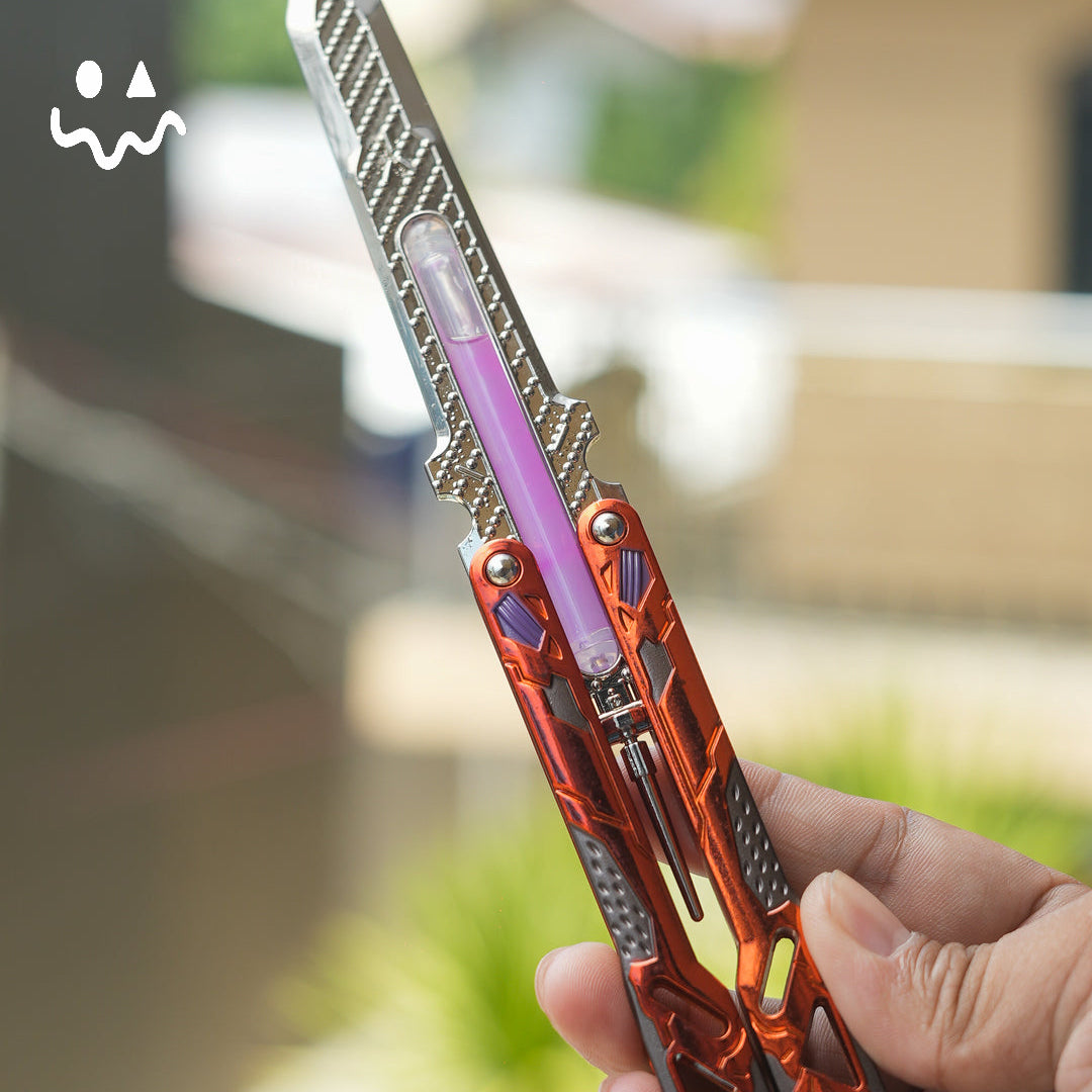Octane Heirloom Recolor Real Liquid Tube Craft Balisong Replica
