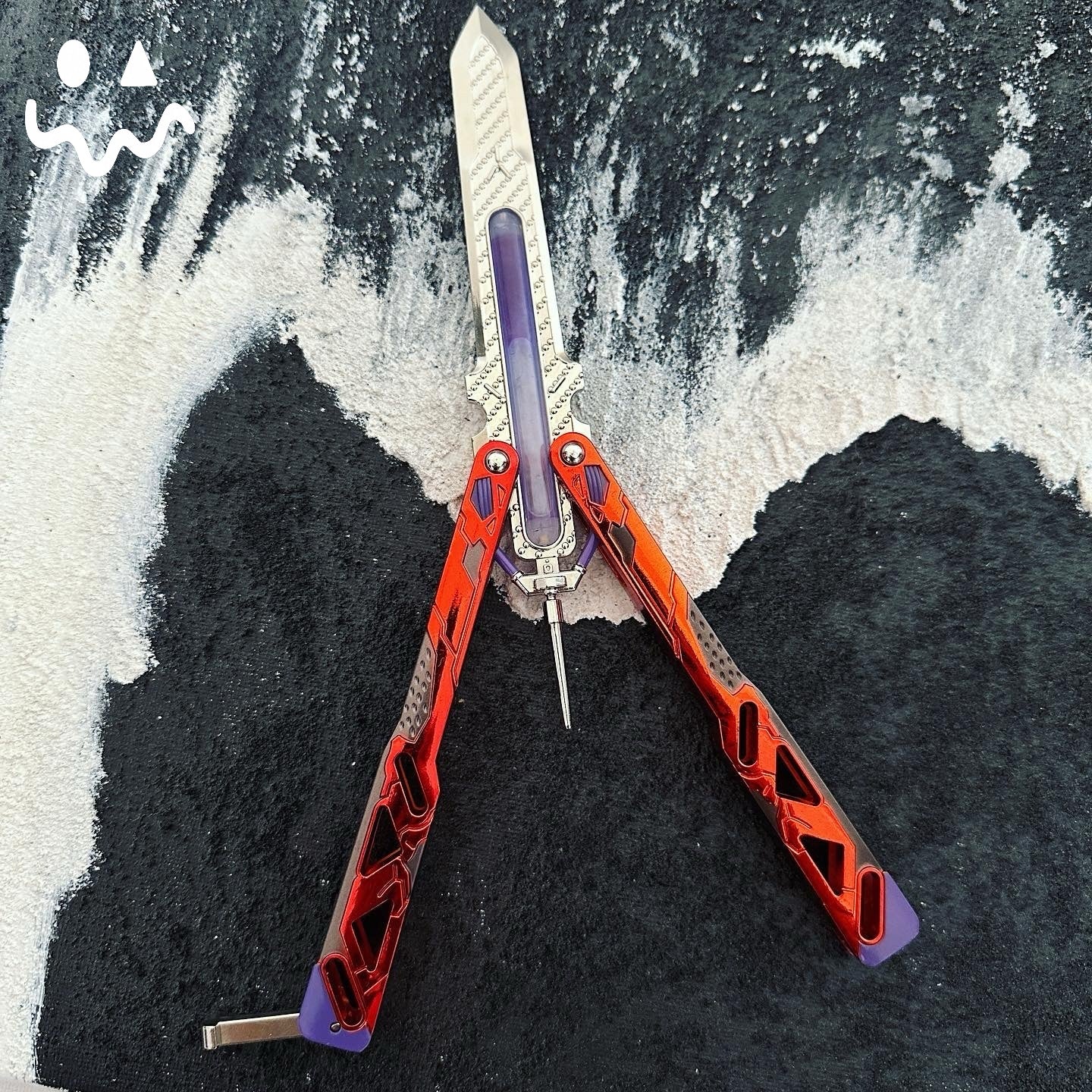Octane Heirloom Recolor Real Liquid Tube Craft Balisong Replica