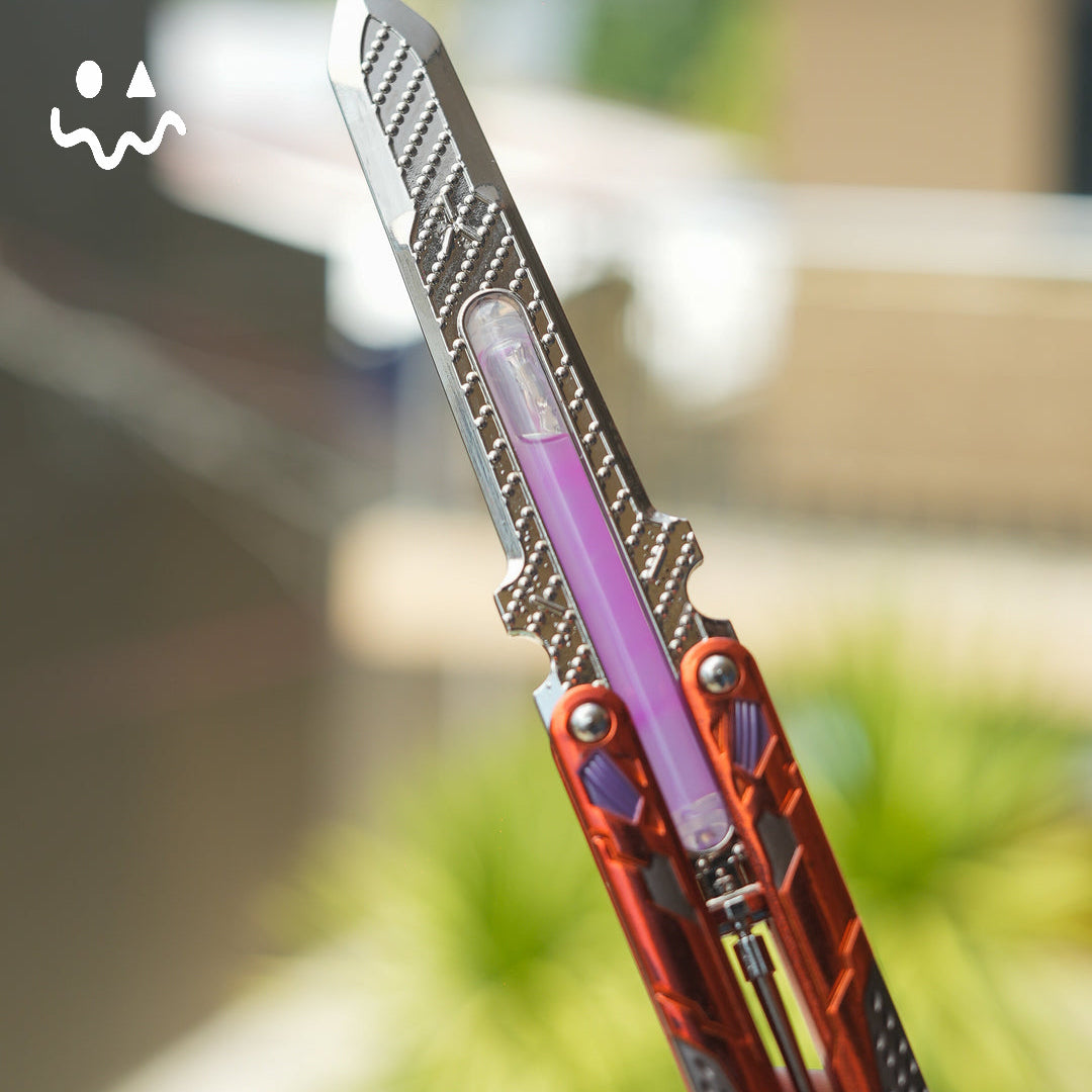 Octane Heirloom Recolor Real Liquid Tube Craft Balisong Replica