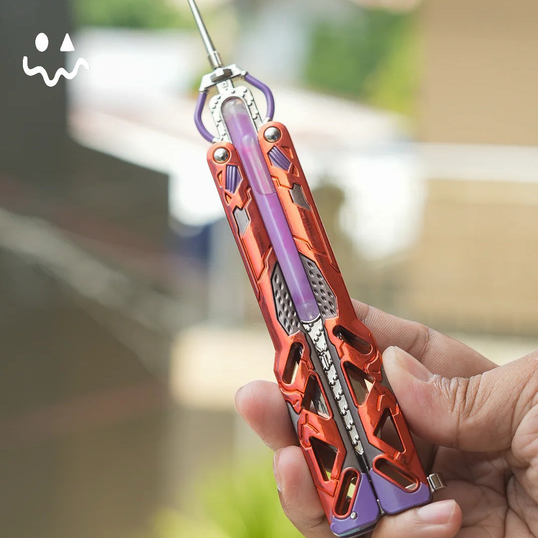 Octane Heirloom Recolor Real Liquid Tube Craft Balisong Replica