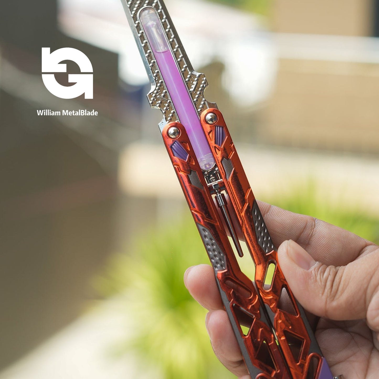 Octane Heirloom Recolor Real Liquid Tube Craft Balisong Replica