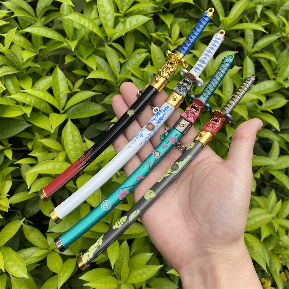 Metal Onimaru Kunitsuna Sword Katana Replica 4 In 1 Pack