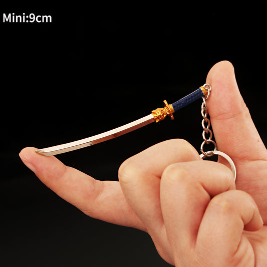 Val Onimaru Kunitsuna Katana Keychain Metal Pendant