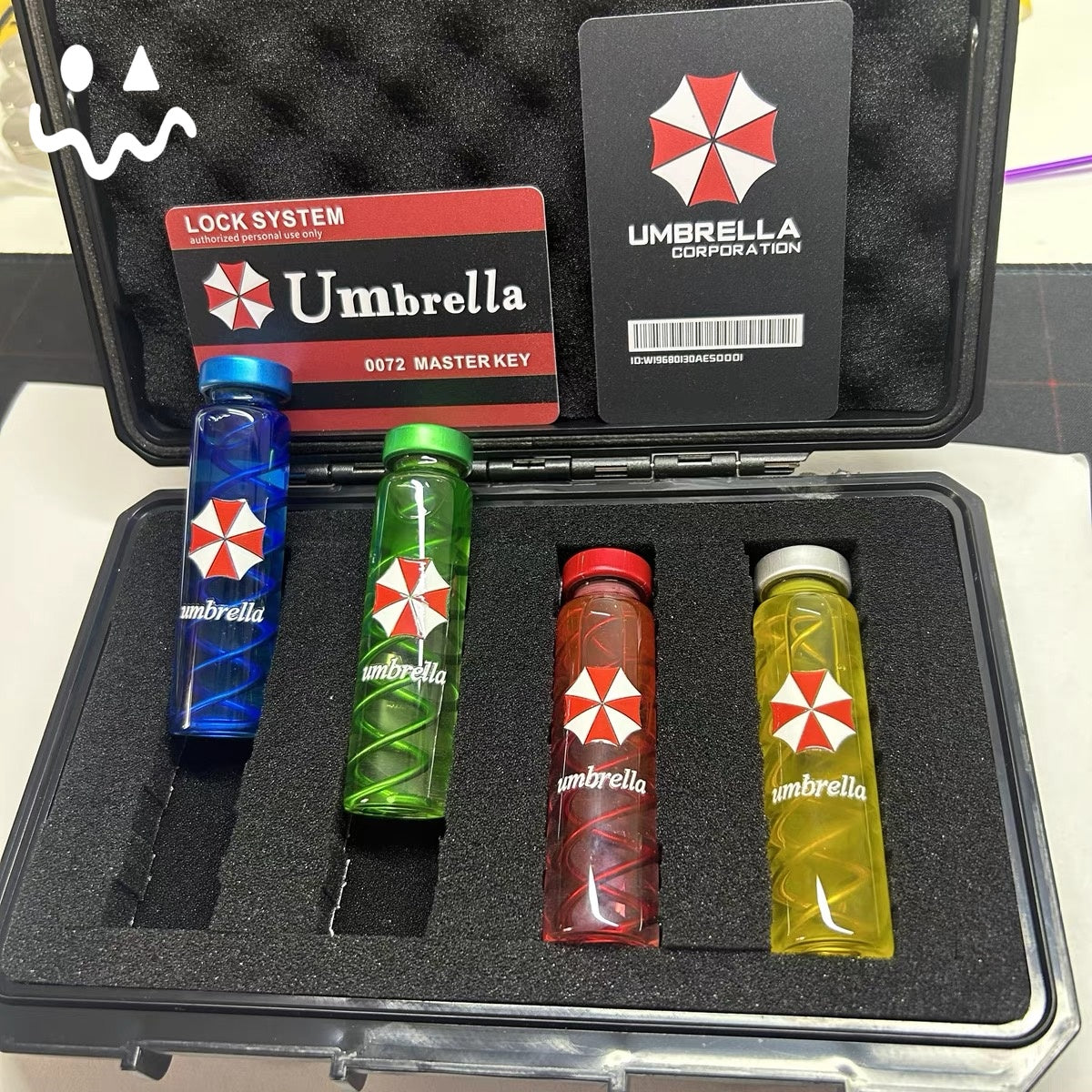 RE Liquid Samples With Umbrella Corporation Tool Box Set