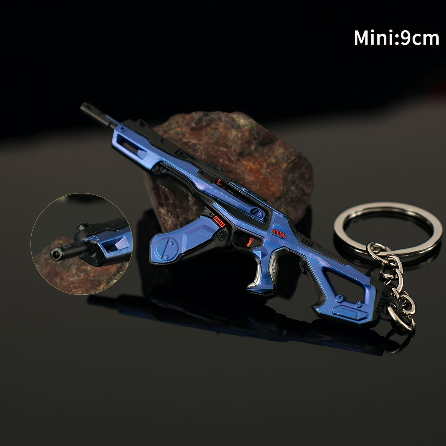 Mini Radiant Entertainment System Phantom Gun Metal Keychain