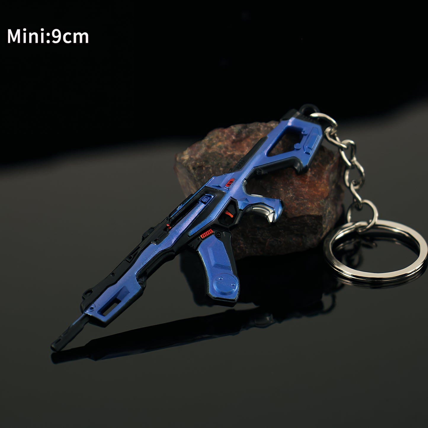 Mini Radiant Entertainment System Phantom Gun Metal Keychain