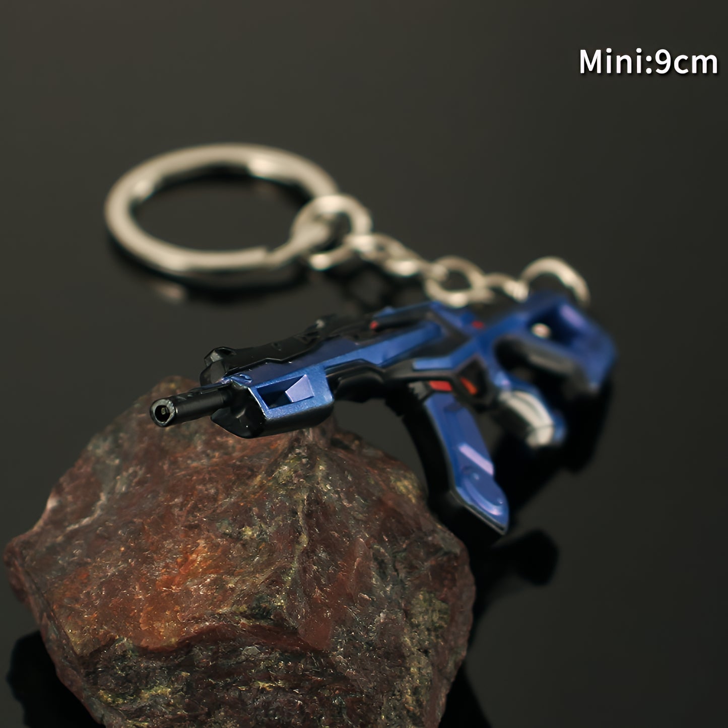 Mini Radiant Entertainment System Phantom Gun Metal Keychain