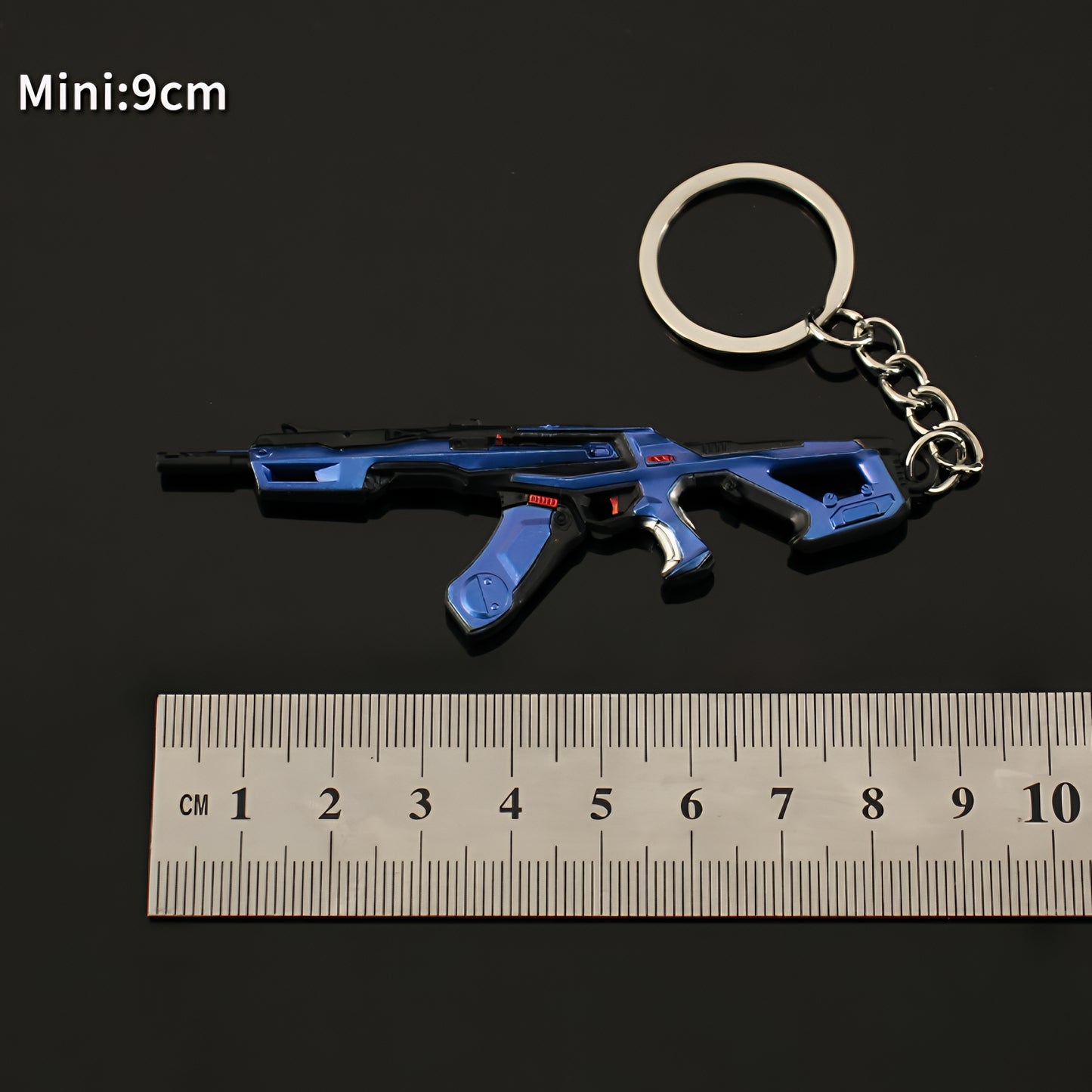 Mini Radiant Entertainment System Phantom Gun Metal Keychain