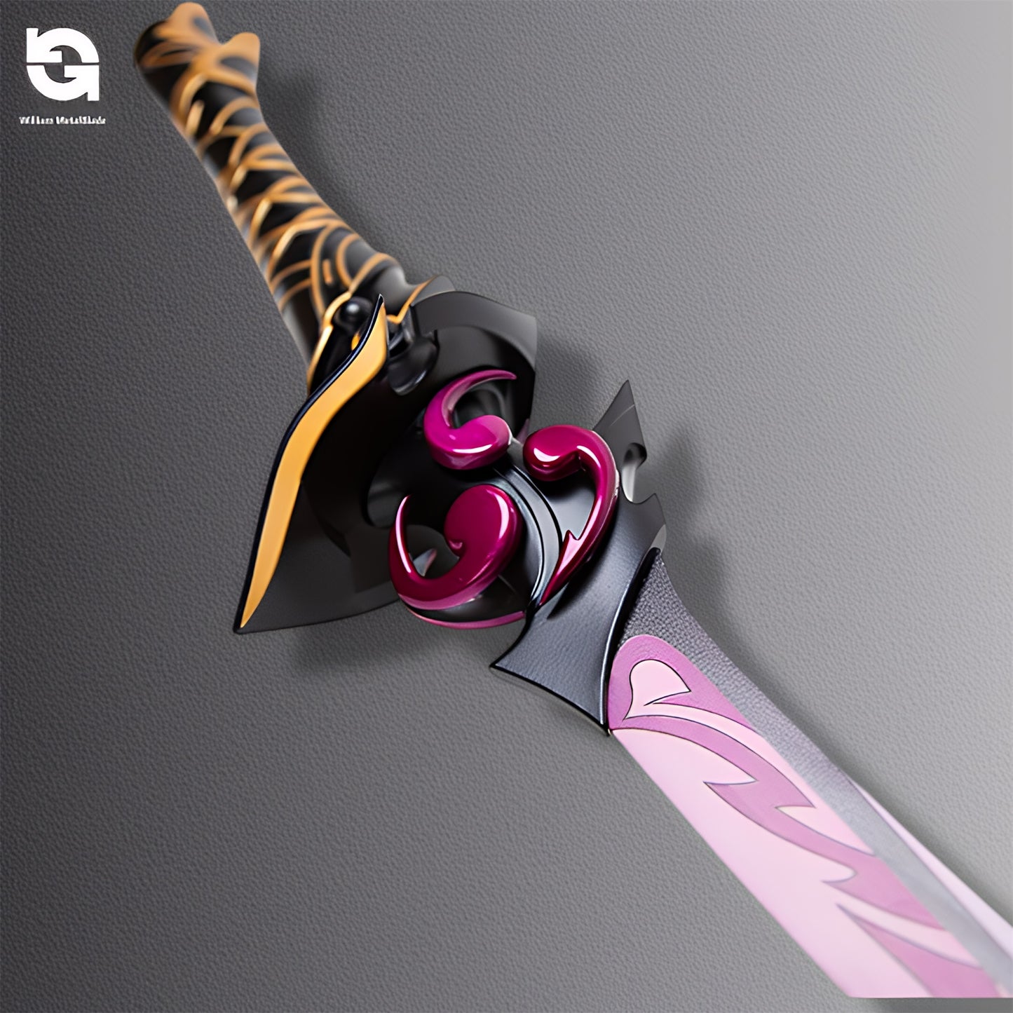 1:1 Raiden Shogun's Electro Sword Metal Prop