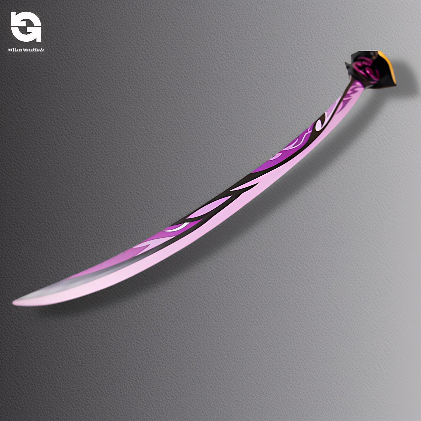 1:1 Raiden Shogun's Electro Sword Metal Prop