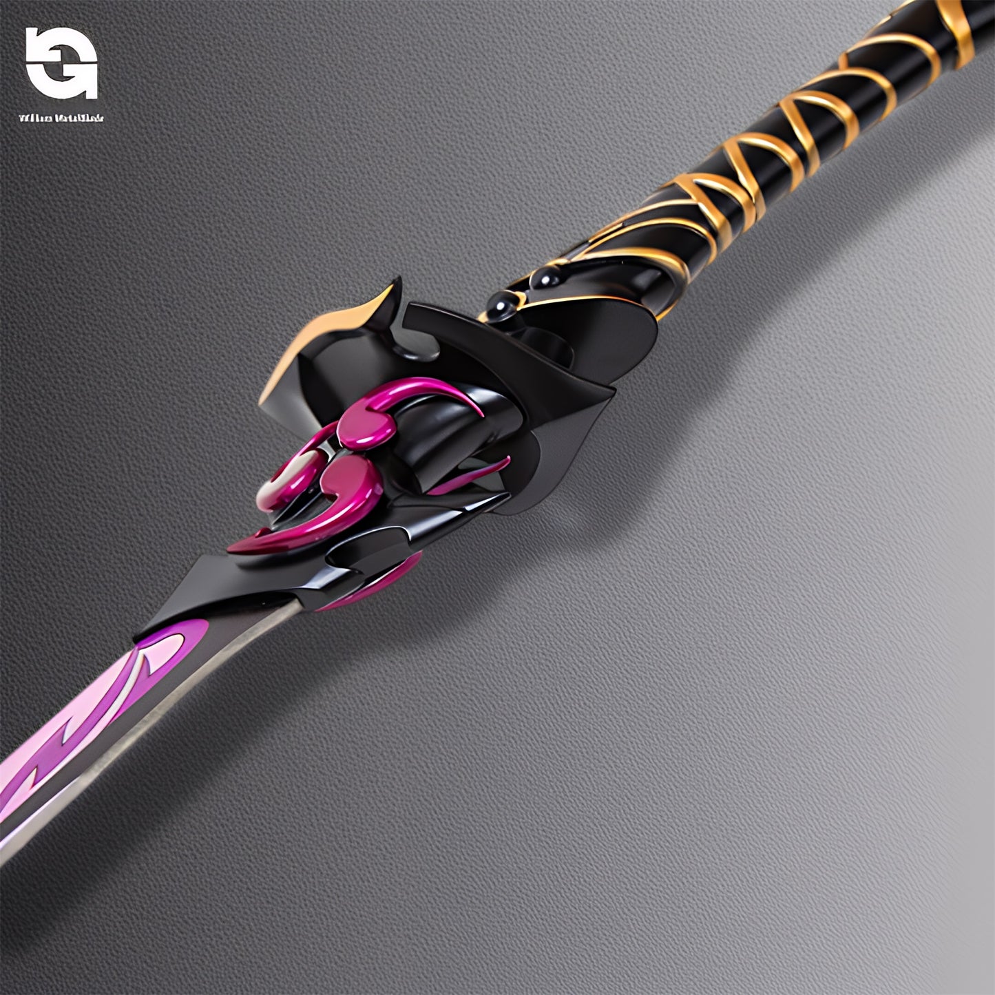 1:1 Raiden Shogun's Electro Sword Metal Prop