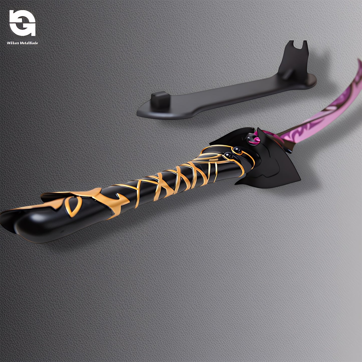 1:1 Raiden Shogun's Electro Sword Metal Prop