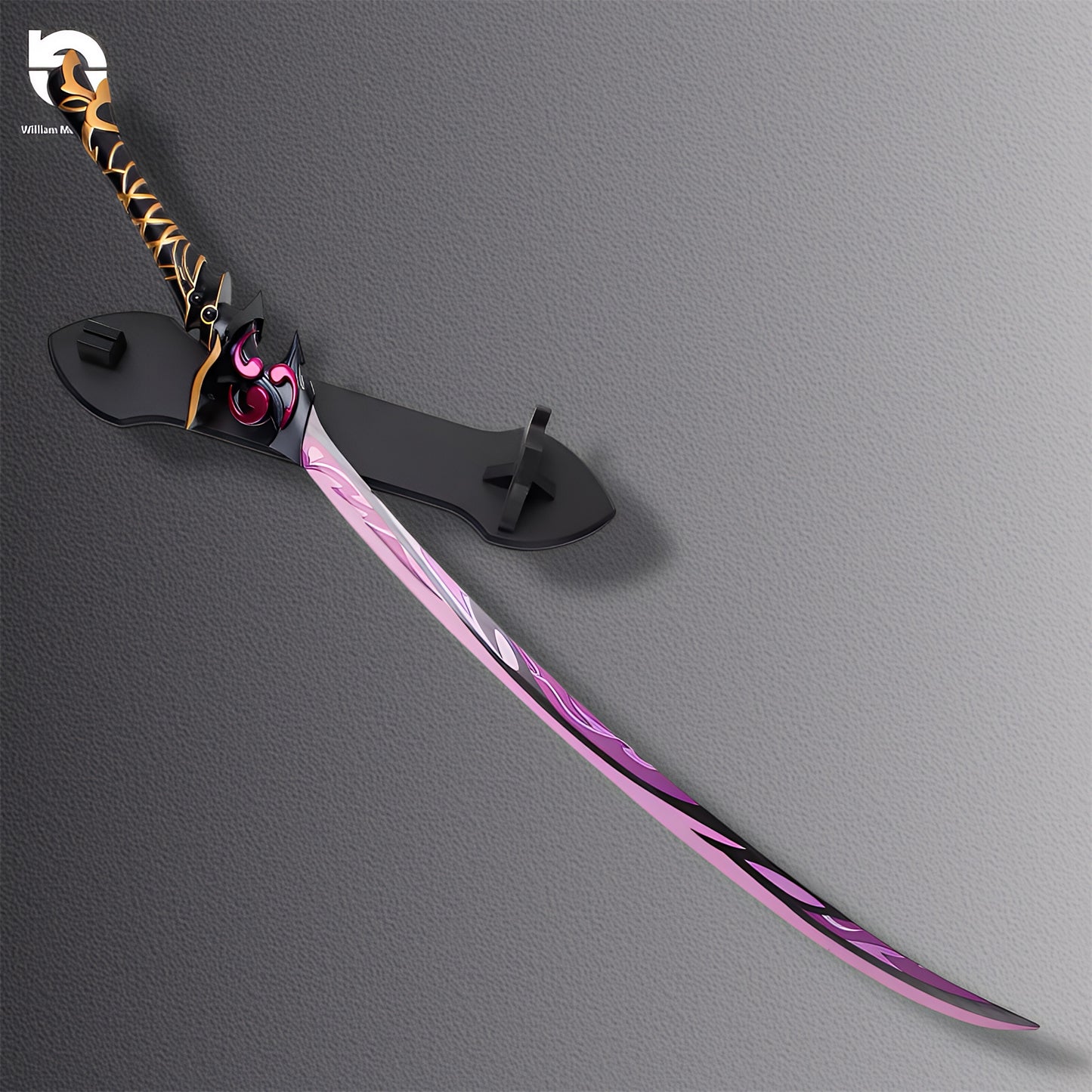 1:1 Raiden Shogun's Electro Sword Metal Prop