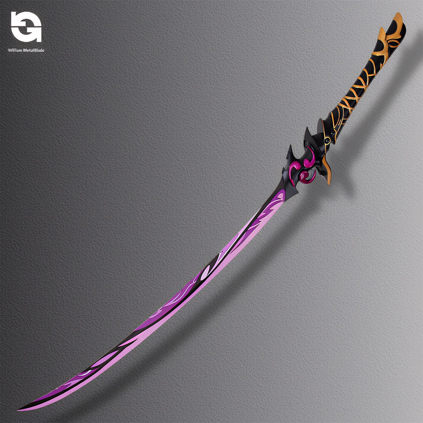 1:1 Raiden Shogun's Electro Sword Metal Prop