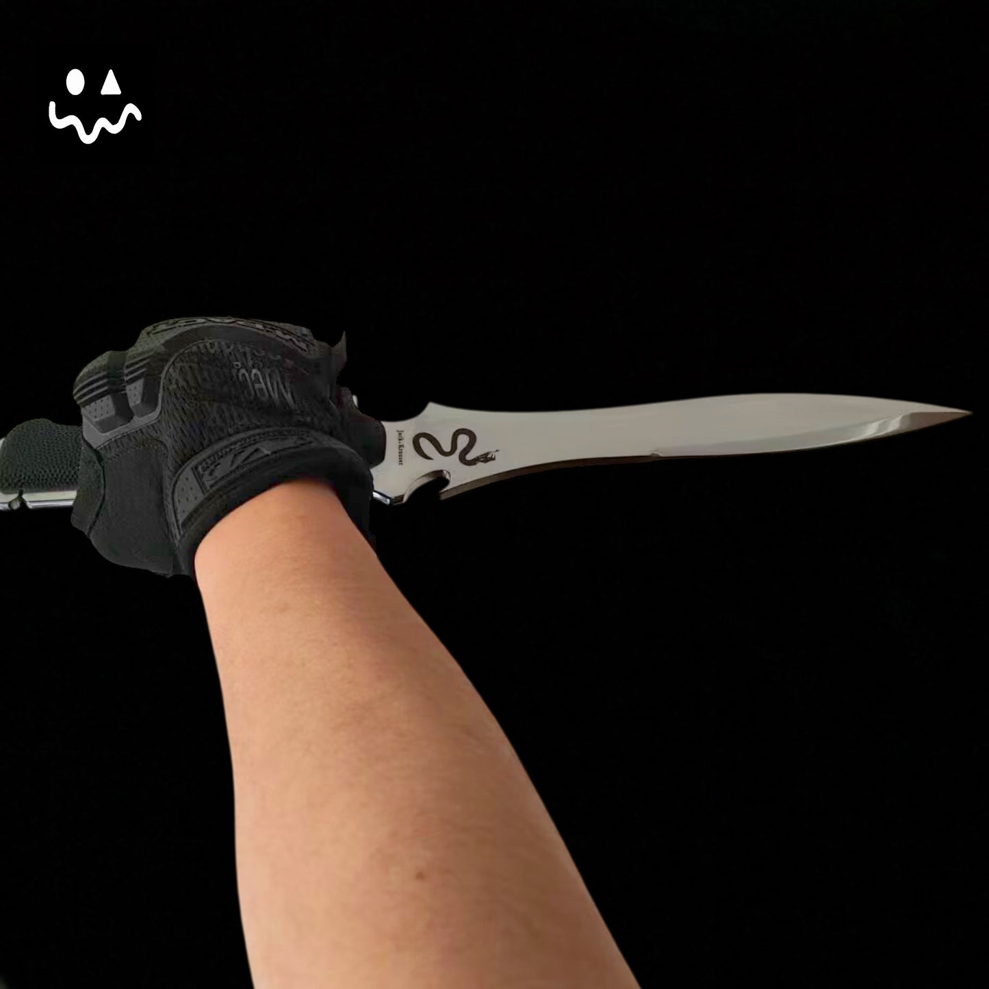 Hand-forging Re4 Krauser Knife Sharp Blade Steel Replica