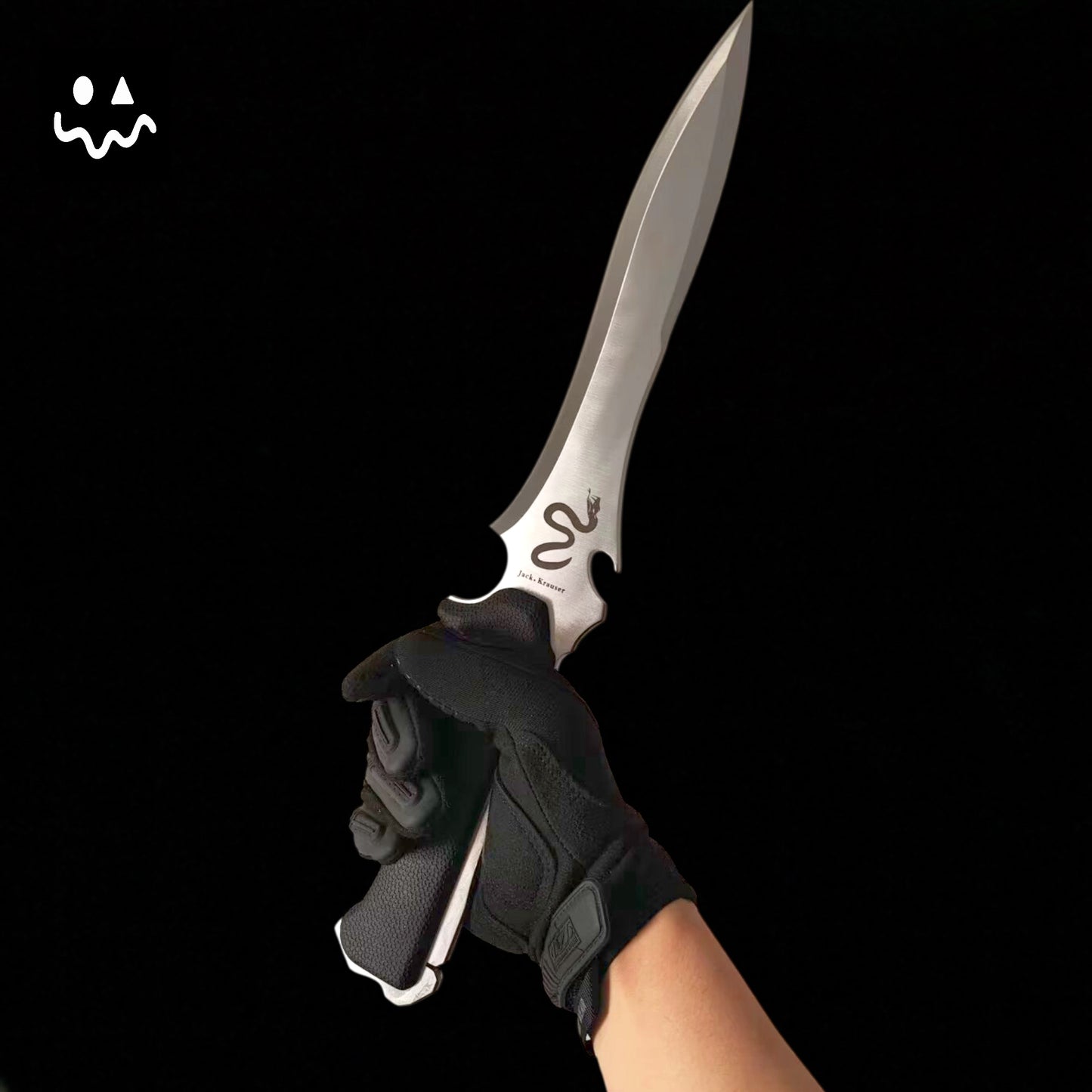 Hand-forging Re4 Krauser Knife Sharp Blade Steel Replica