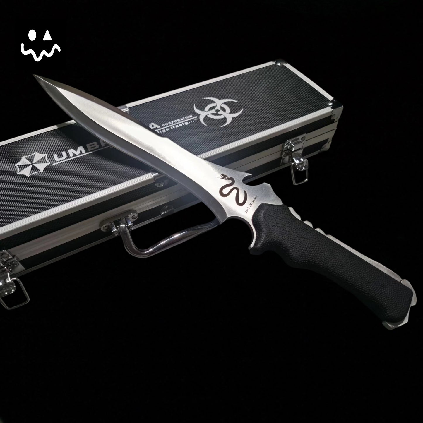 Hand-forging Re4 Krauser Knife Sharp Blade Steel Replica