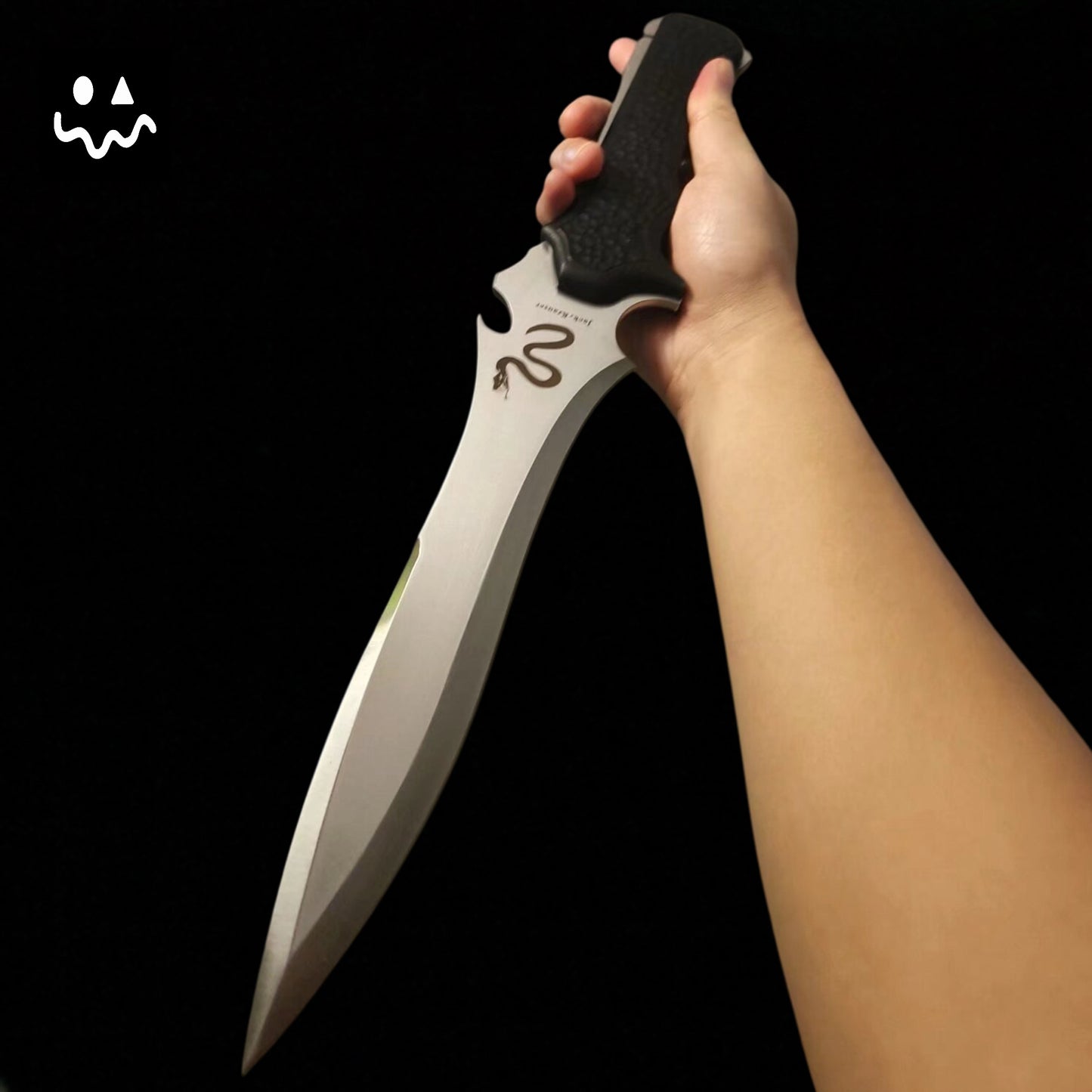 Hand-forging Re4 Krauser Knife Sharp Blade Steel Replica