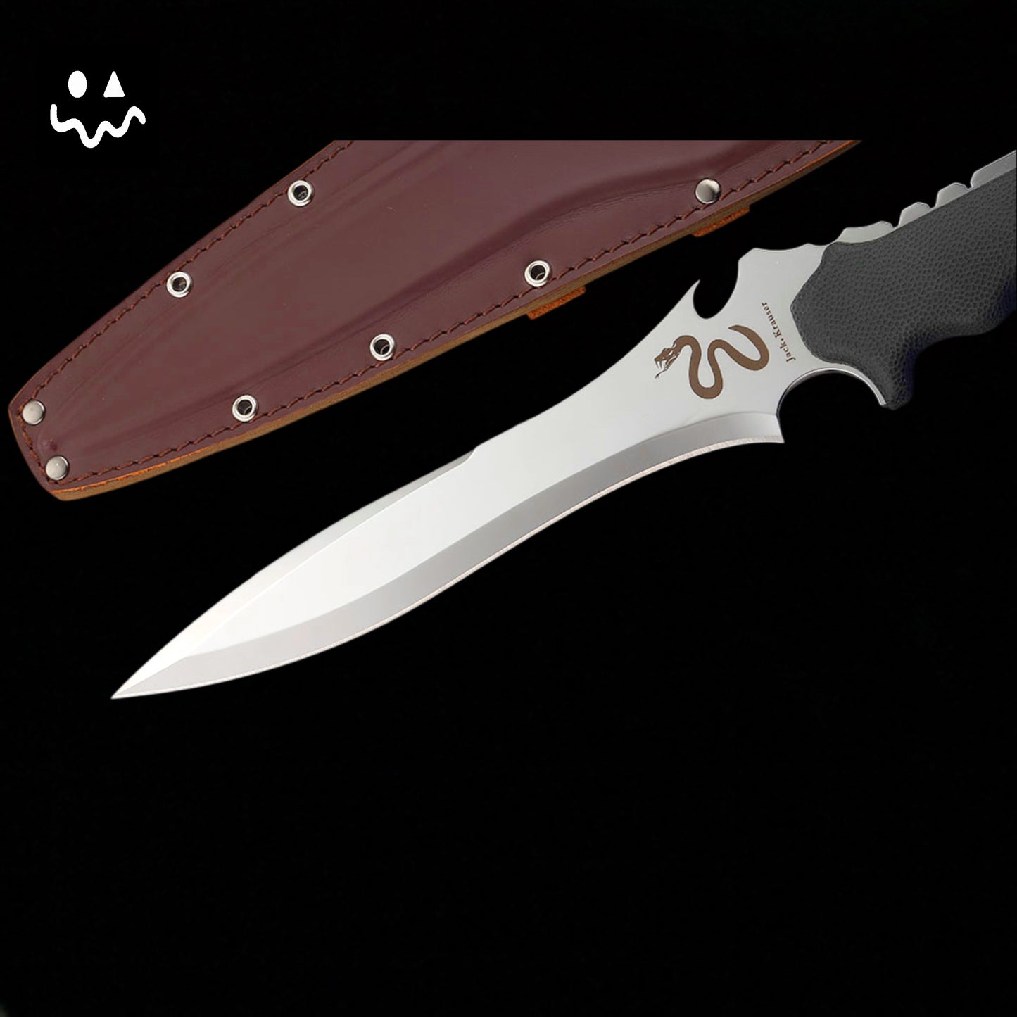 Hand-forging Re4 Krauser Knife Sharp Blade Steel Replica