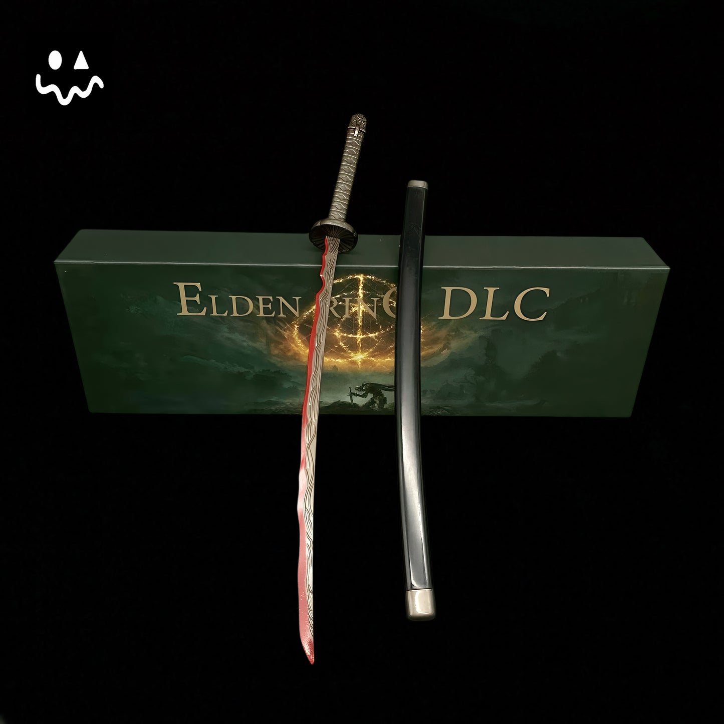 ER Rivers of Blood Katana Metal Replica Miniature With Gift Box