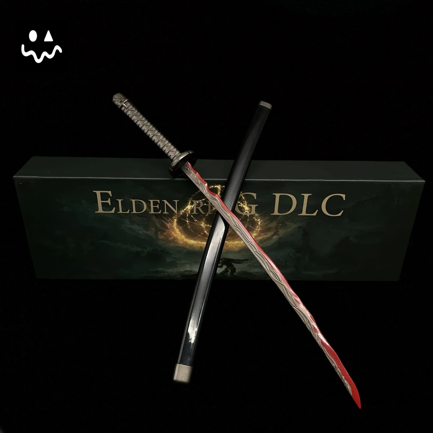 ER Rivers of Blood Katana Metal Replica Miniature With Gift Box