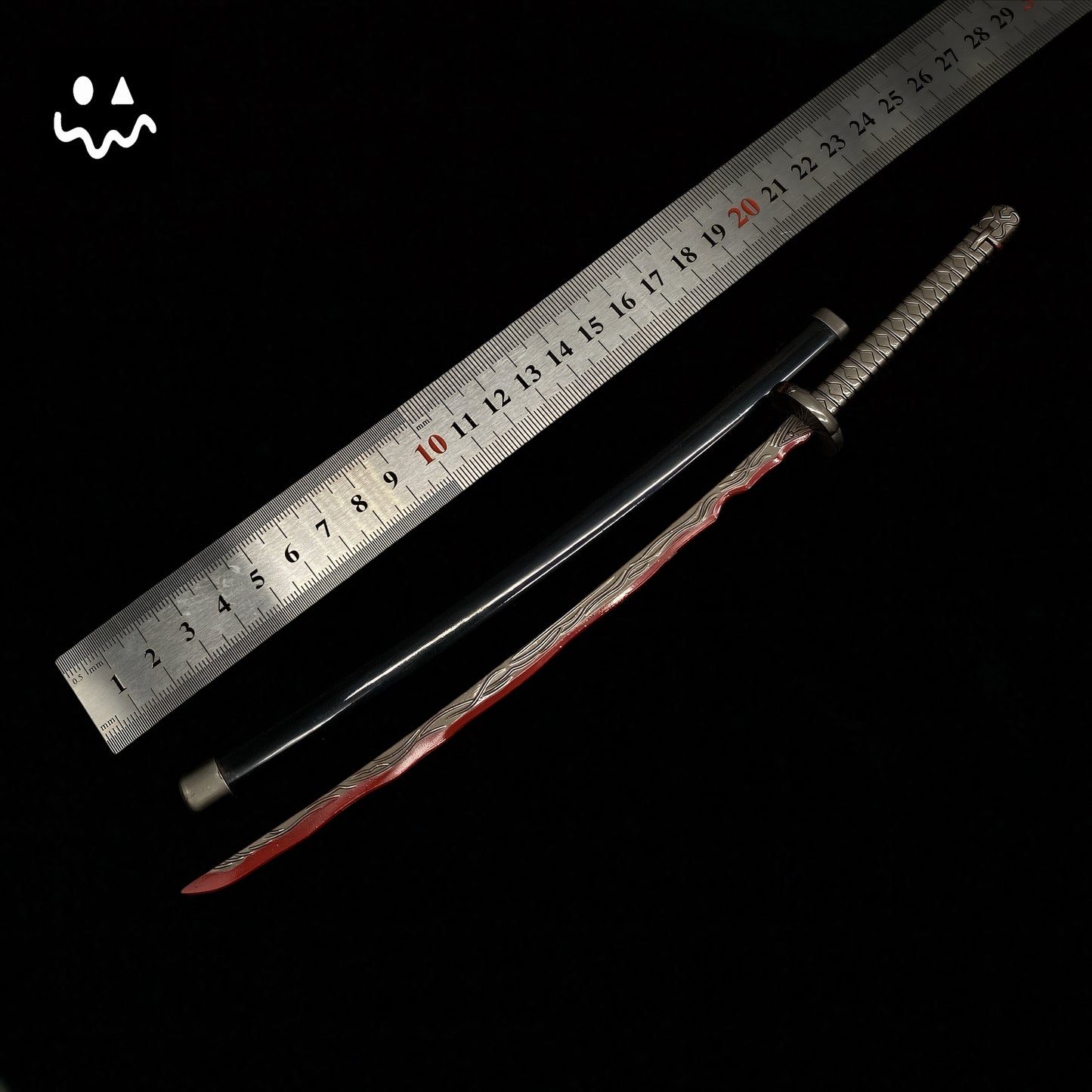 ER Rivers of Blood Katana Metal Replica Miniature With Gift Box