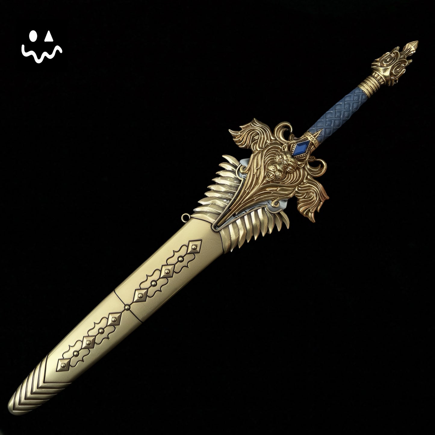 30CM/11.8" Classical Game Royal Guard Sword With Sheath Fan Art For Display