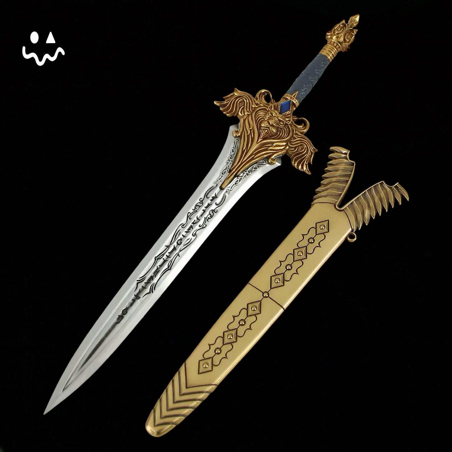 30CM/11.8" Classical Game Royal Guard Sword With Sheath Fan Art For Display