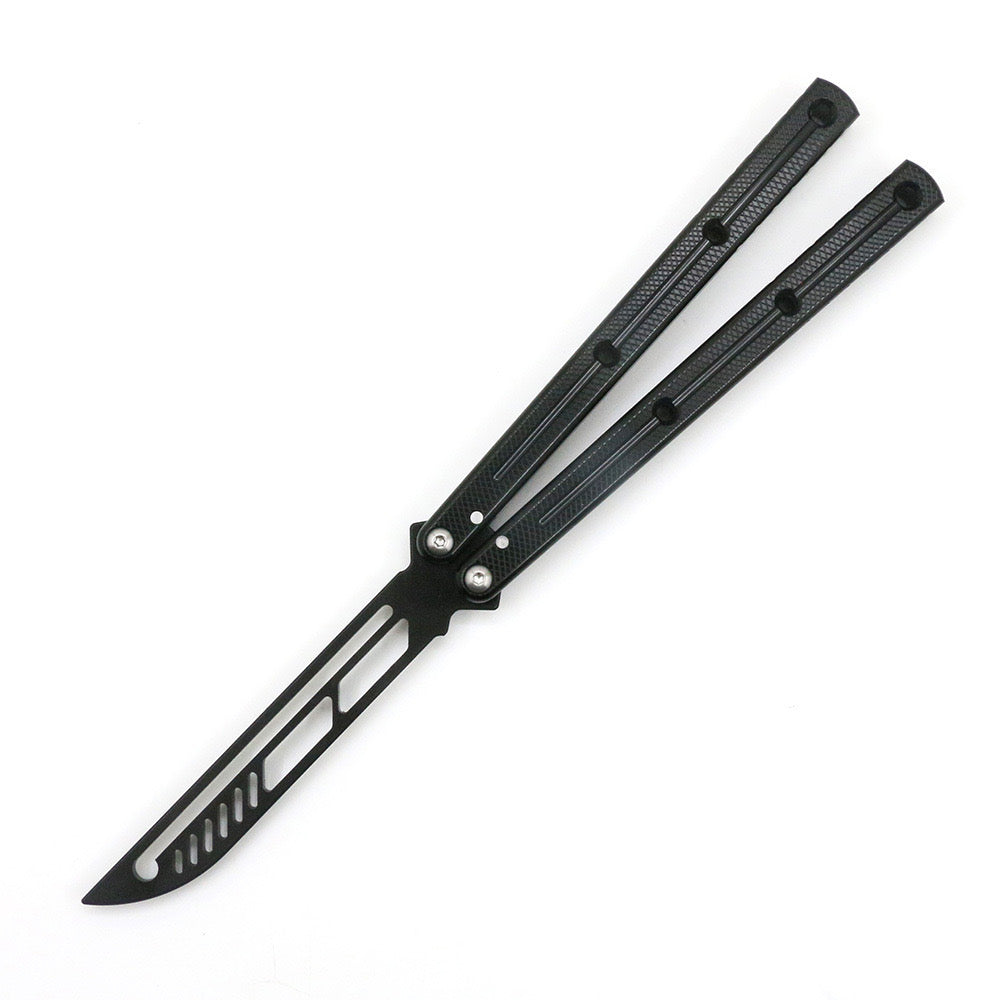 SF-7 Series Sea Monster Butterfly Knife Uncut Aluminum Alloy Handle Fancy Training Swing Knife