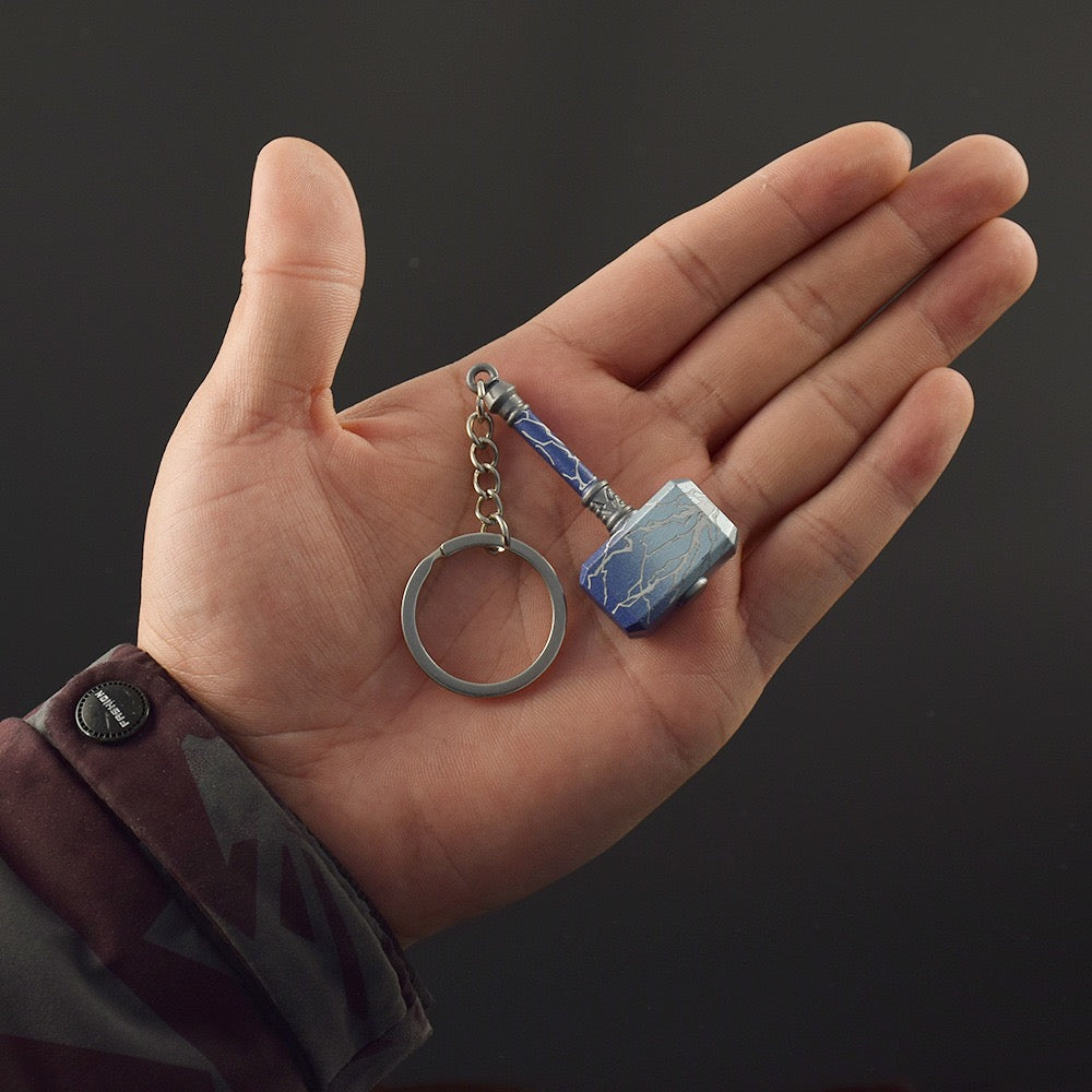 Smite 2.0 Hammer & Keychain Metal Replica 2 In 1 Pack