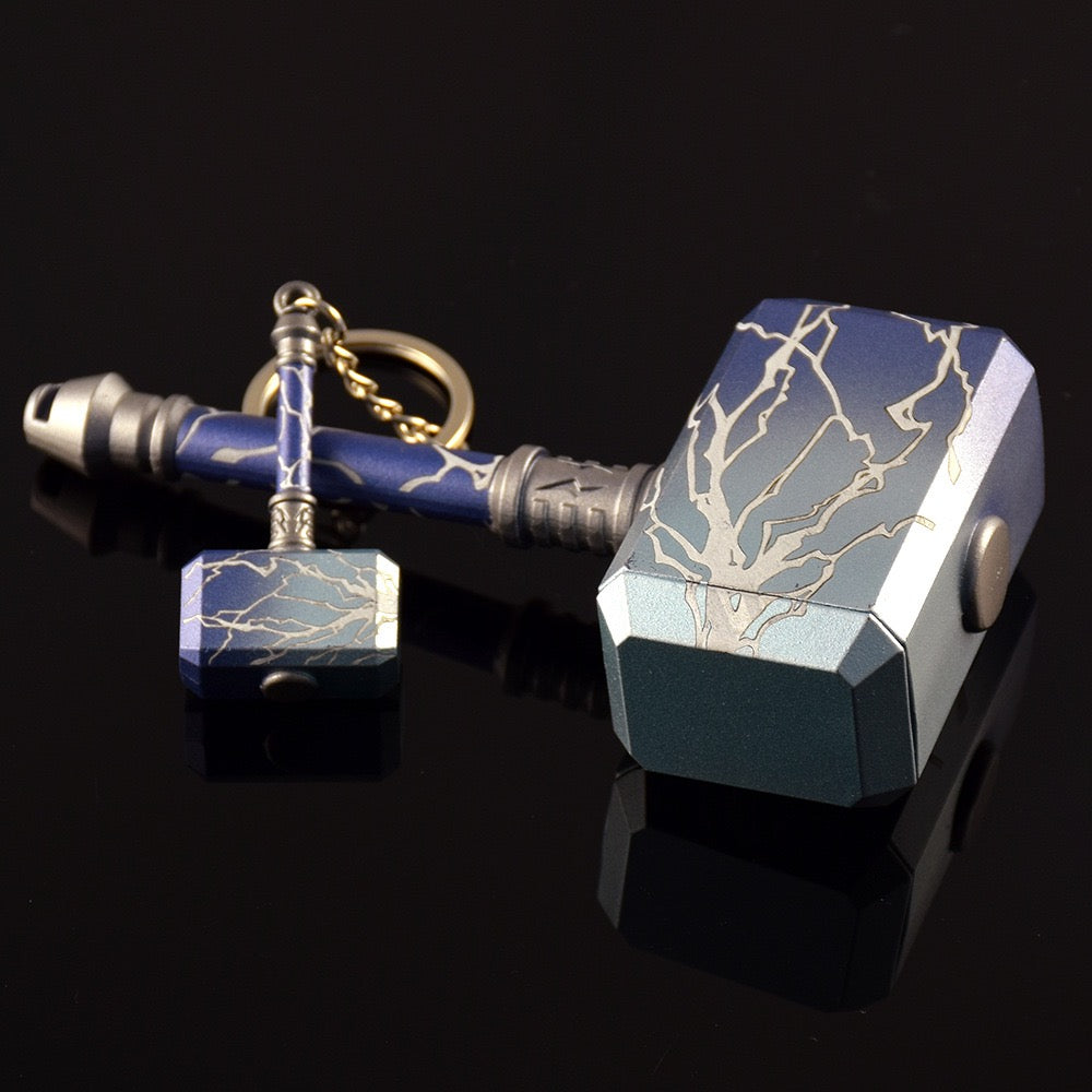Smite 2.0 Hammer & Keychain Metal Replica 2 In 1 Pack