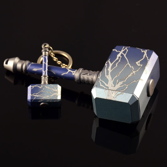 Smite 2.0 Hammer & Keychain Metal Replica 2 In 1 Pack