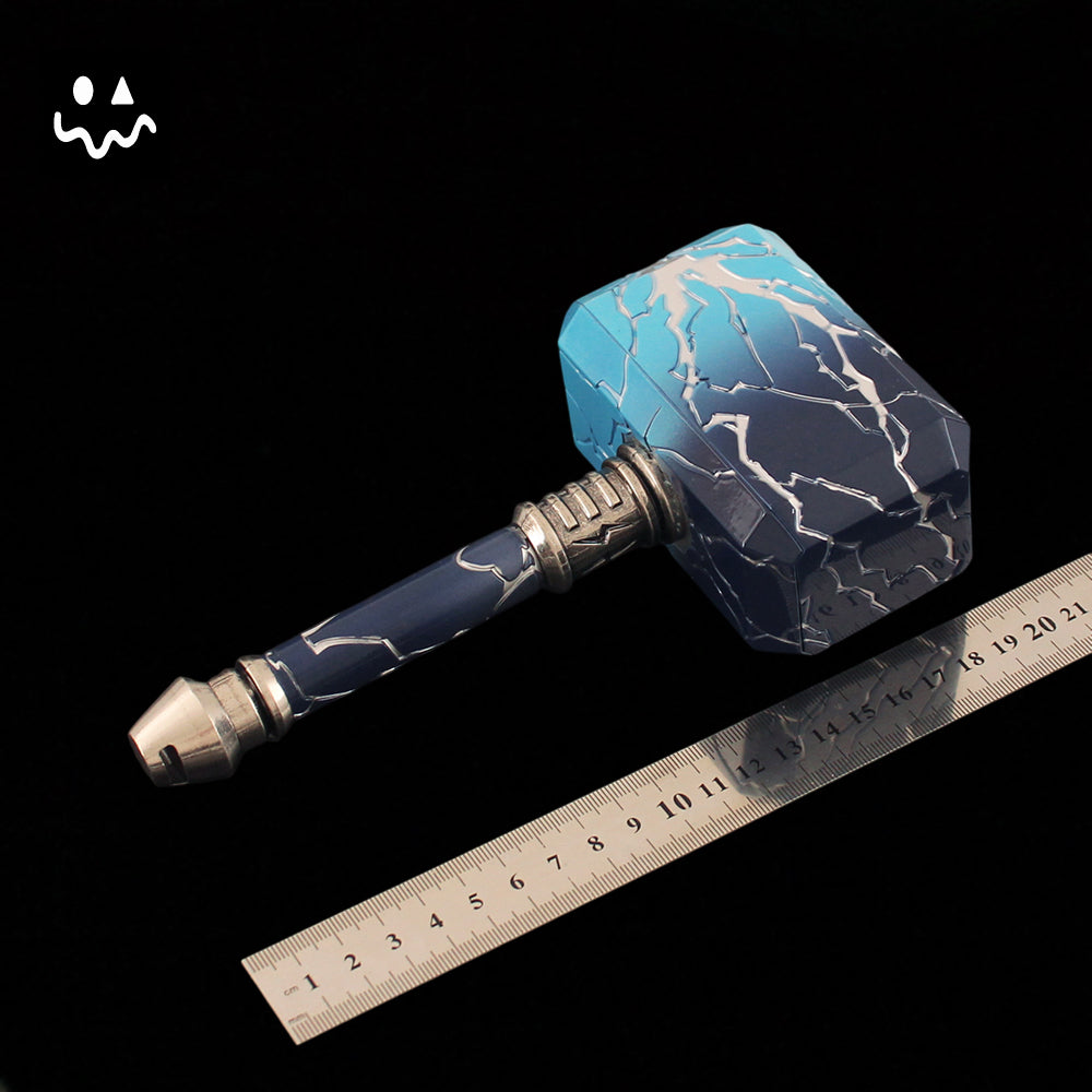 Val Smite Hammer Model Replica Metal Game Weapon Pop