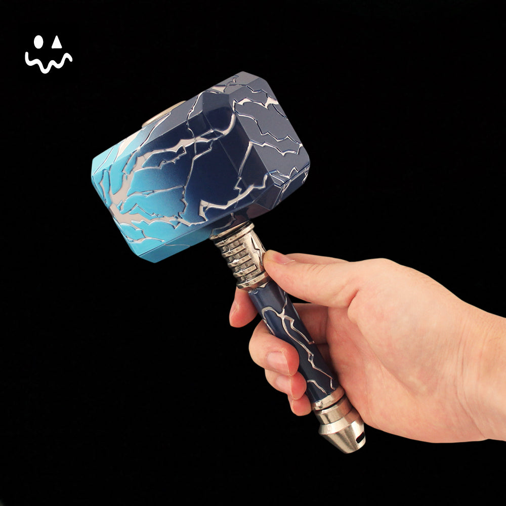 Val Smite Hammer Model Replica Metal Game Weapon Pop