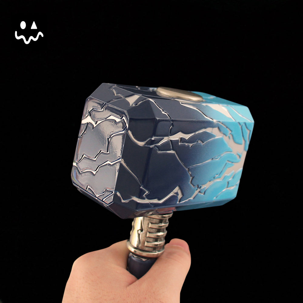 Val Smite Hammer Model Replica Metal Game Weapon Pop