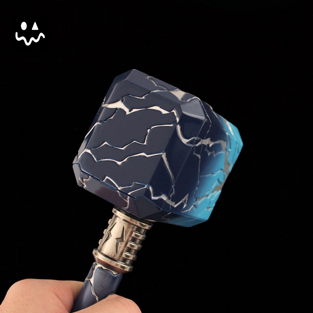 Val Smite Hammer Model Replica Metal Game Weapon Pop