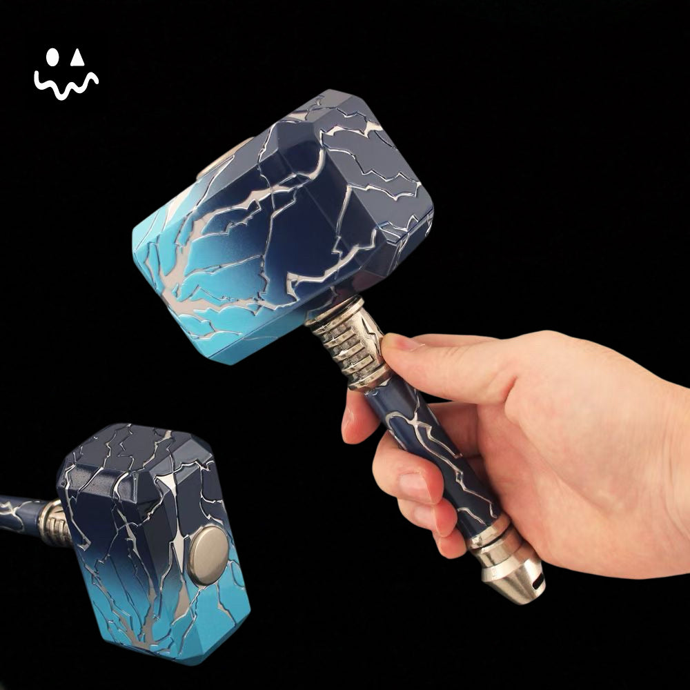 Val Smite Hammer Model Replica Metal Game Weapon Pop