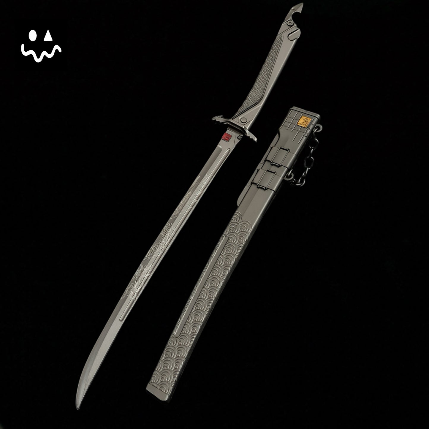 Arena Breakout 30CM/11.8" Game Embroidered Spring Blade Metal Prop