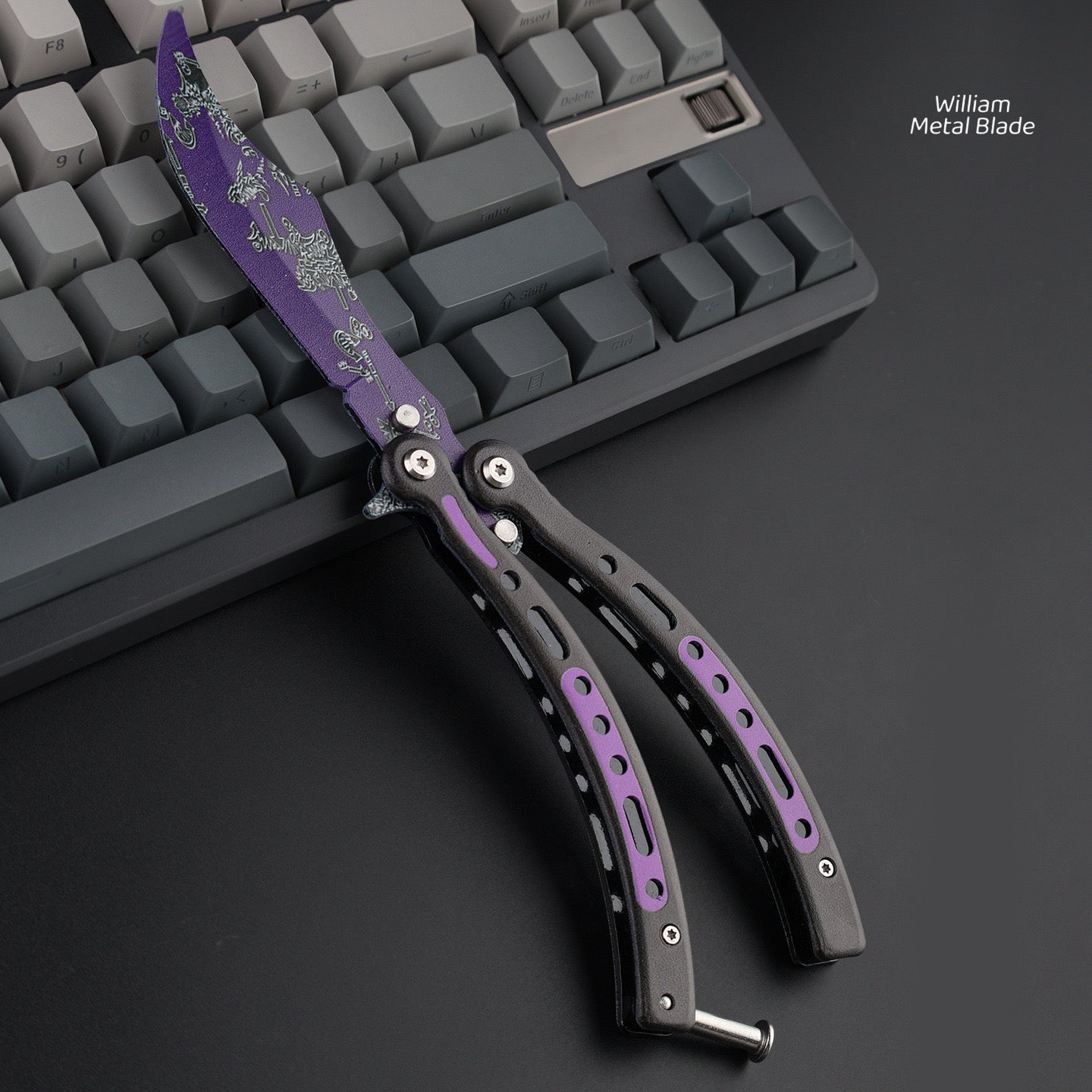 Stainless Steel CSGO Balisong Blunt Blade Replica