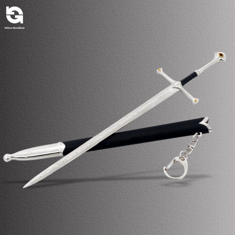 Strider Anduril Blade Tiny Fairy Tale Hero Lsildur Narsil Sword Replica